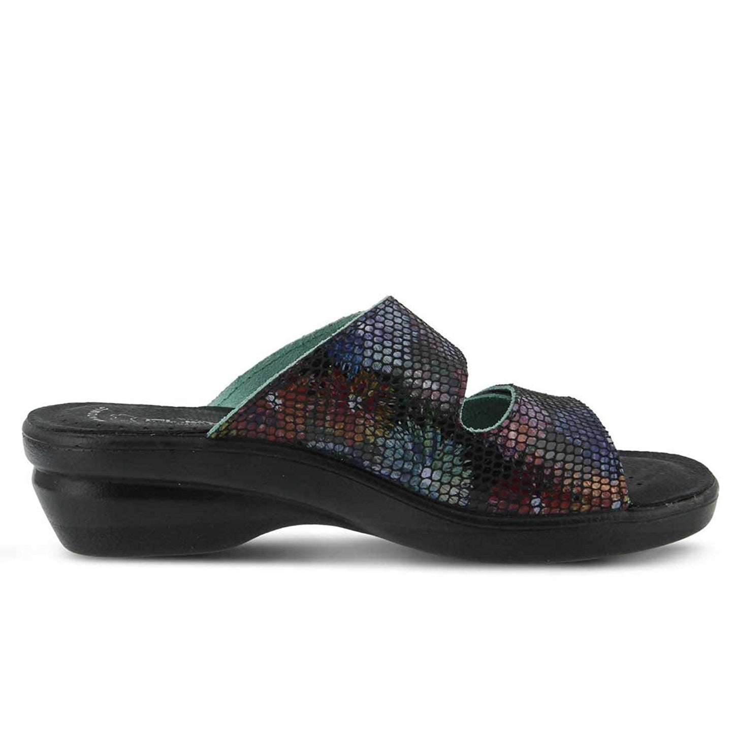 Spring Step Women's Kina Black Multi Sandal