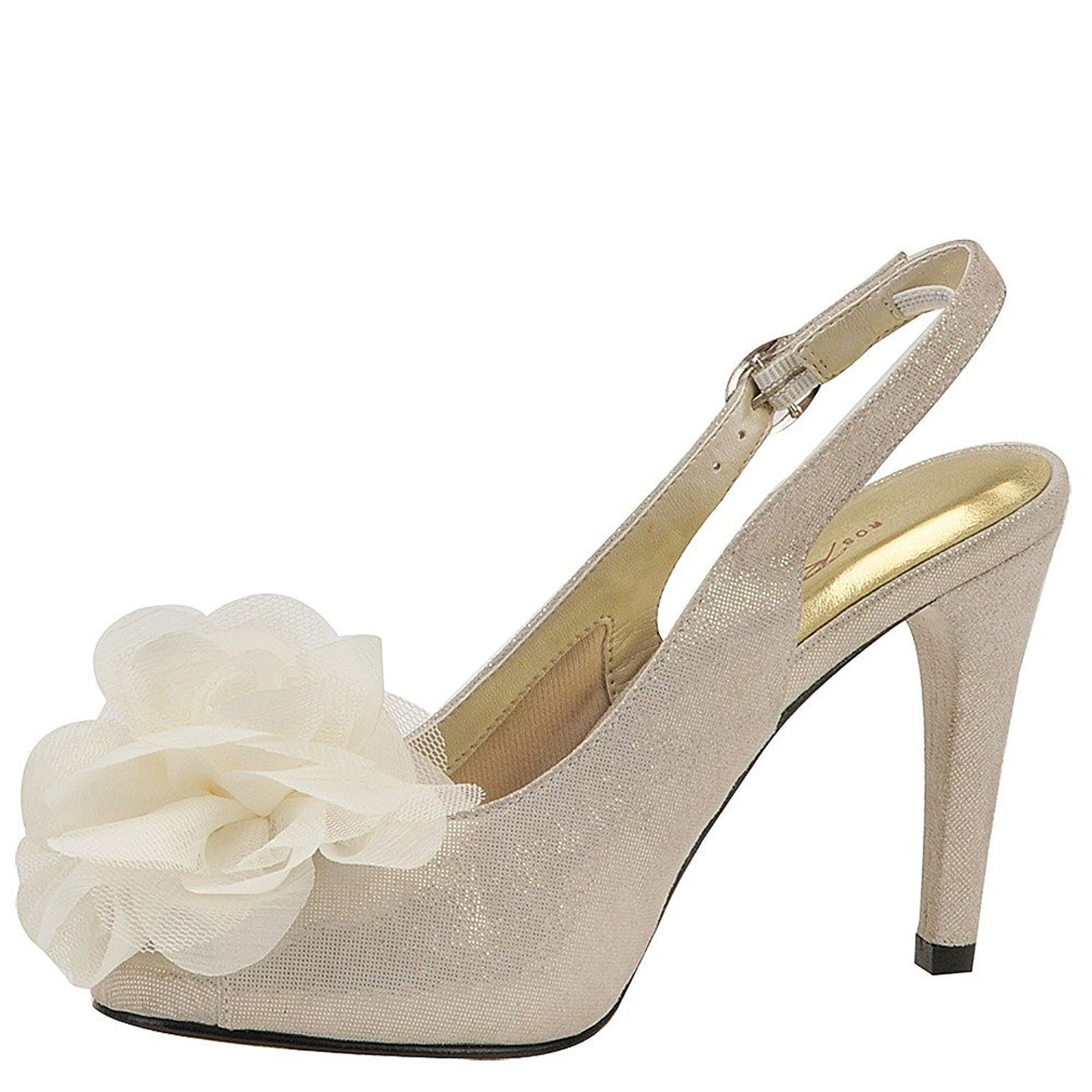 Ros Hommerson Women's Vienna Champange Microdot Pump 10 WW (EE)