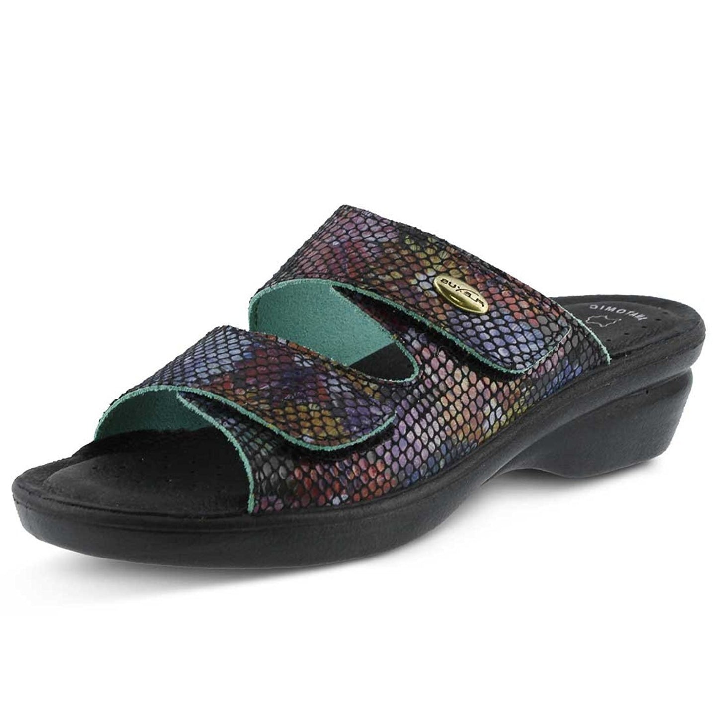 Spring Step Women's Kina Black Multi Sandal