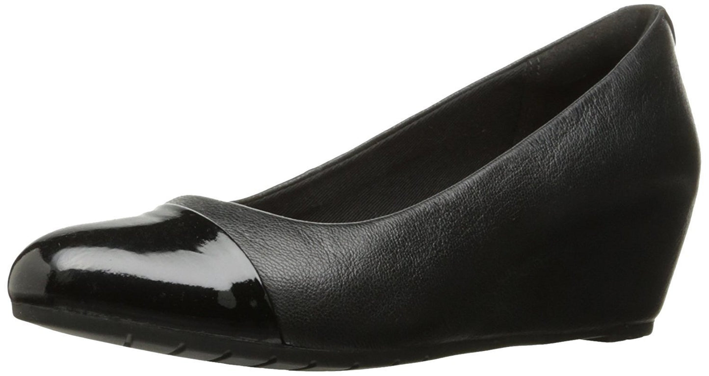 CLARKS Women's Vendra Dune Wedge Pump