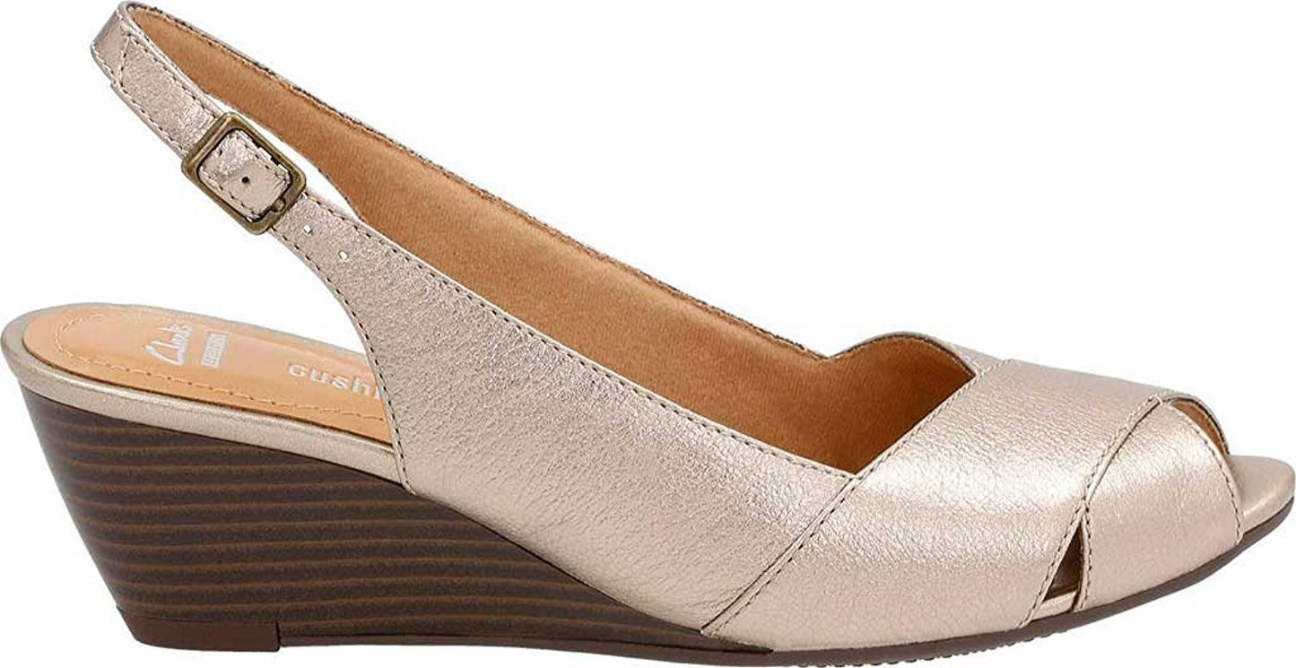 CLARKS Women's Brielle Kae Wedge Pump