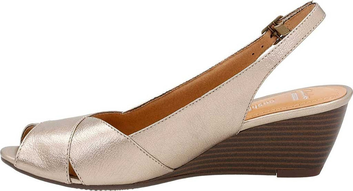 CLARKS Women's Brielle Kae Wedge Pump