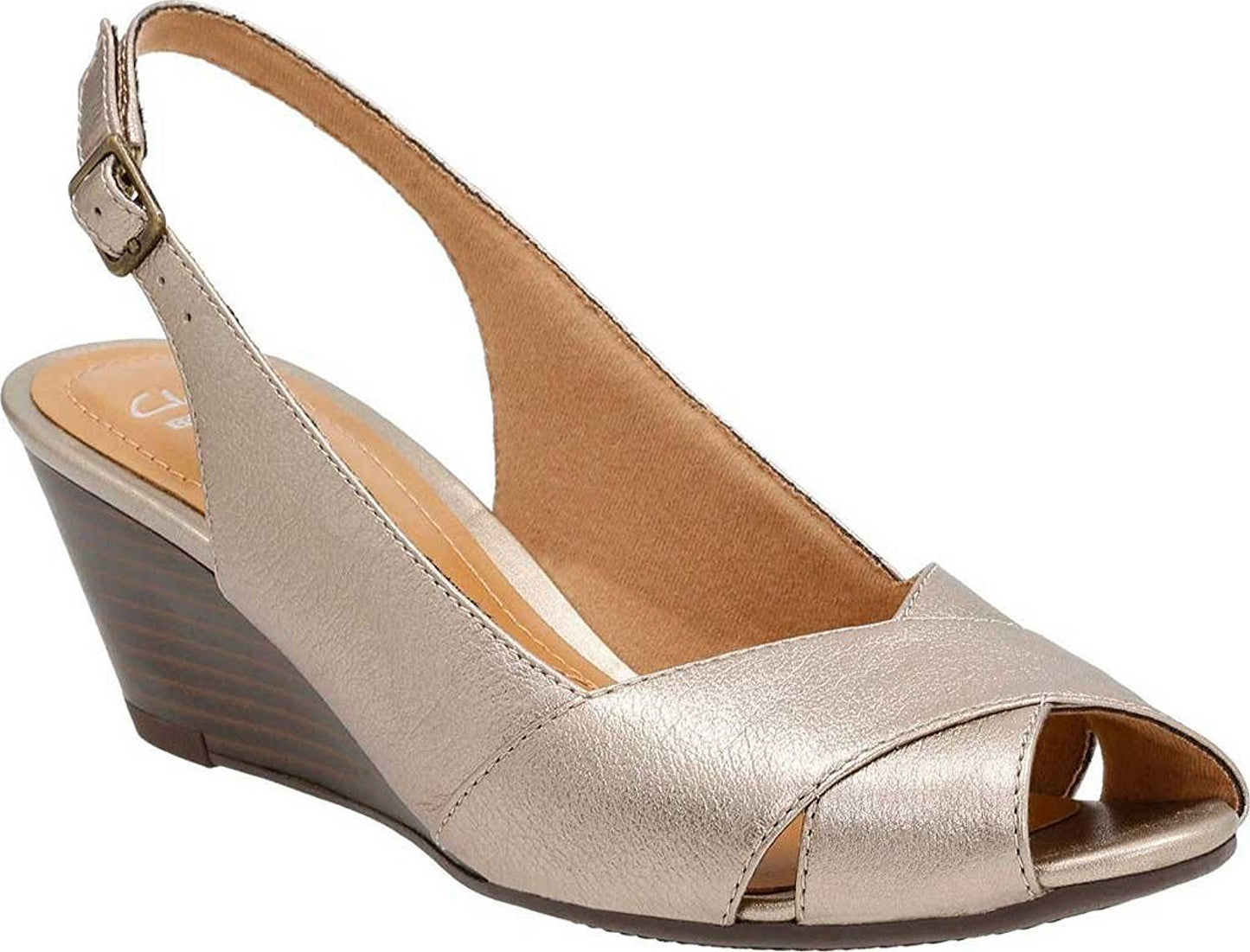 CLARKS Women's Brielle Kae Wedge Pump