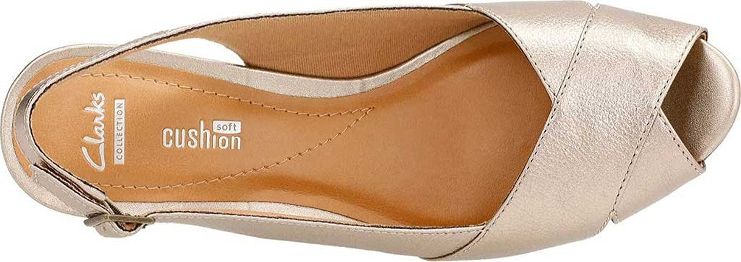 CLARKS Women's Brielle Kae Wedge Pump