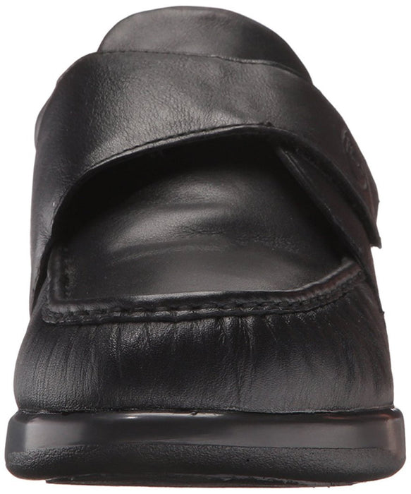 Propet Men's Pucker Moc Strap Black Leather 9 XX (5E)