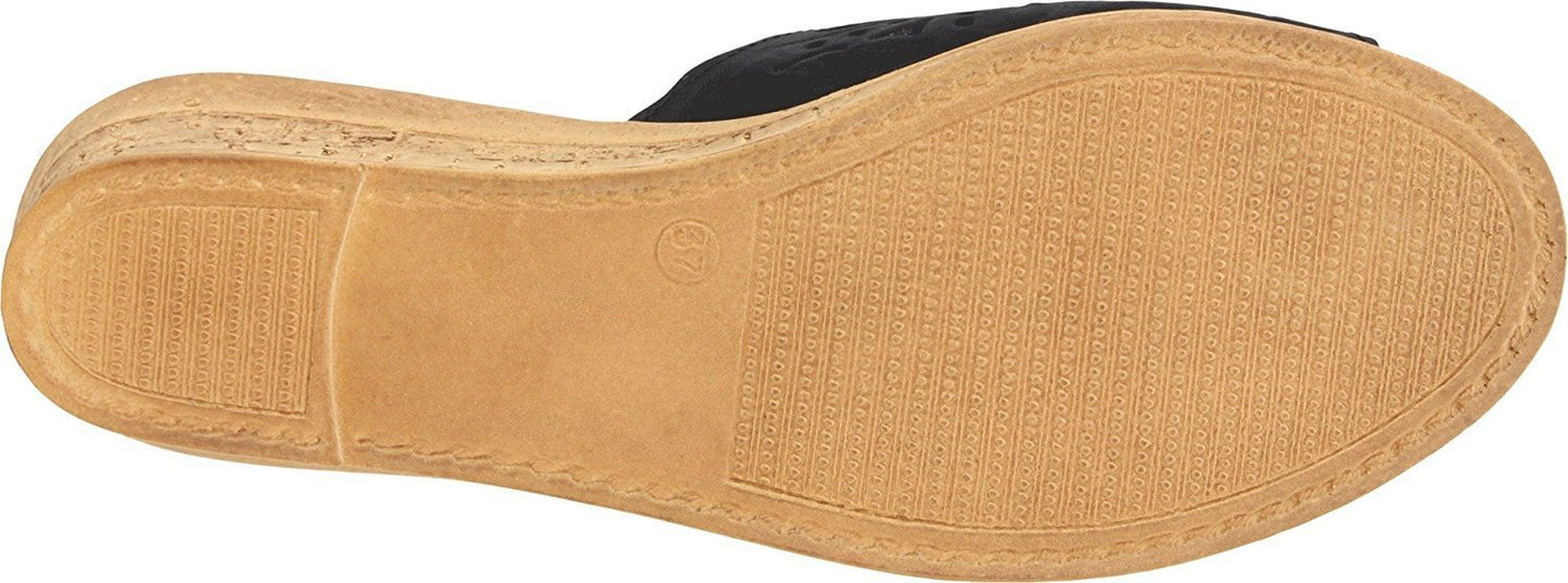 Women's Spring Step ESTELLA Fashion Wedge Slide Sandals