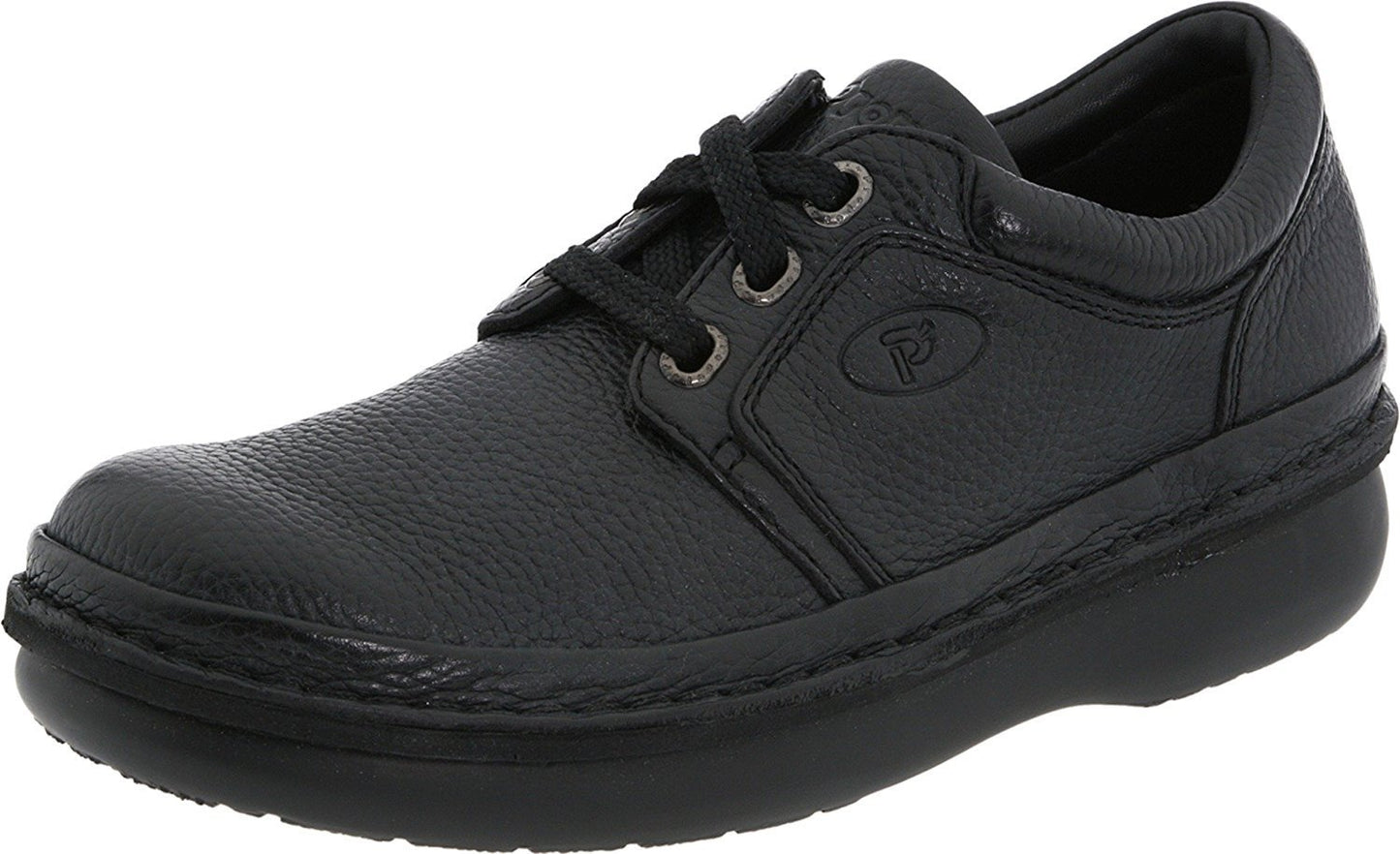 Propet Men's M4070 Village Walker Oxford,Black Grain,10 X (3E)