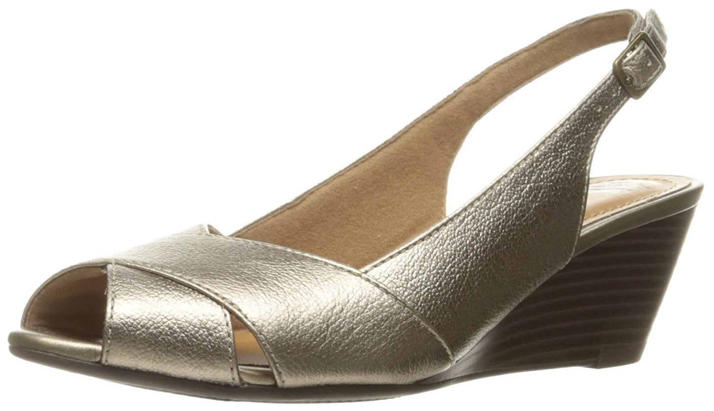 CLARKS Women's Brielle Kae Wedge Pump