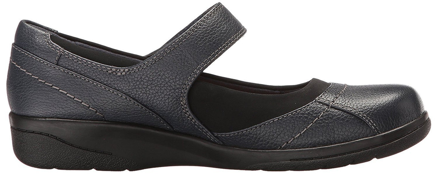 CLARKS Women's Cheyn Web Mary Jane Flat