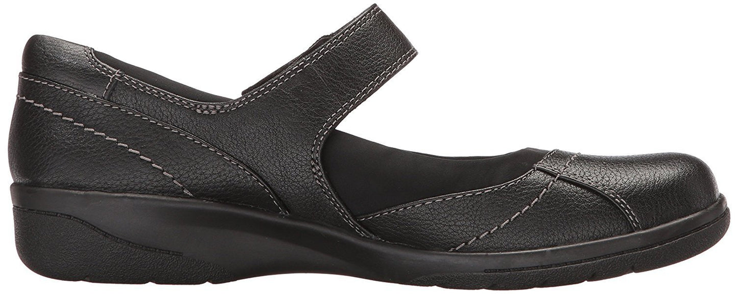 CLARKS Women's Cheyn Web Mary Jane Flat