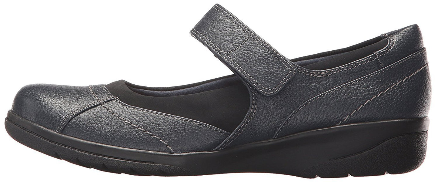 CLARKS Women's Cheyn Web Mary Jane Flat