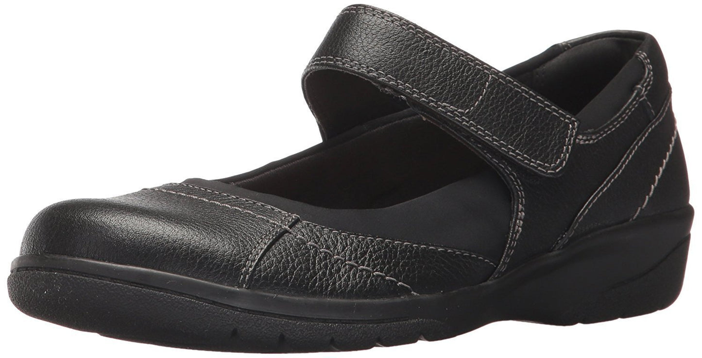 CLARKS Women's Cheyn Web Mary Jane Flat