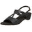 Ros Hommerson Women's Baby Slingback Sandal,Black Microdot Leather,10 N US