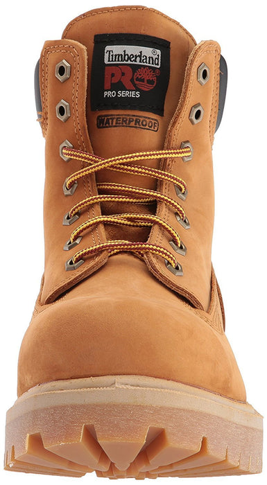 Timberland Pro Men's 6-Inch Direct Attach Waterproof Steel Toe Boots - Wheat - 13