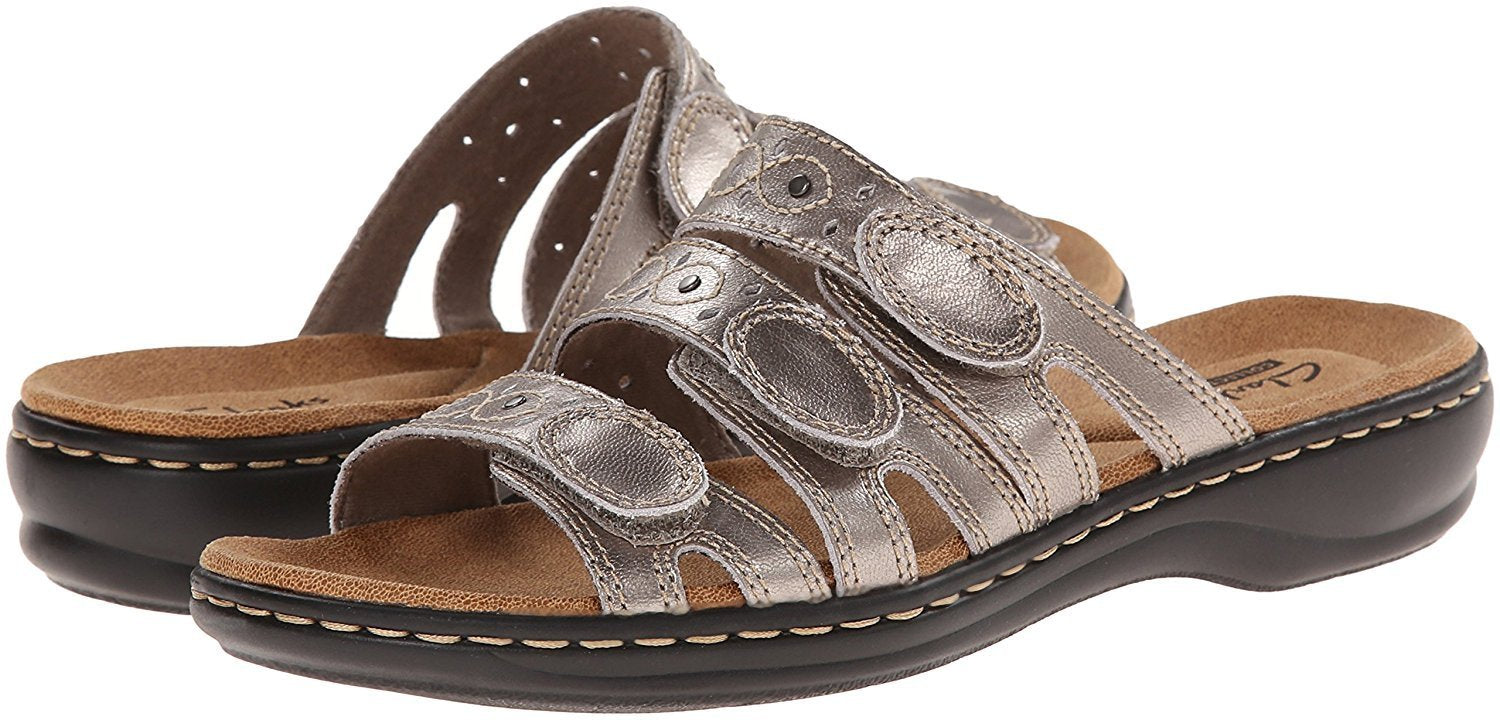 CLARKS Women's Leisa Cacti Slide Sandal – Bida Wide Shoes