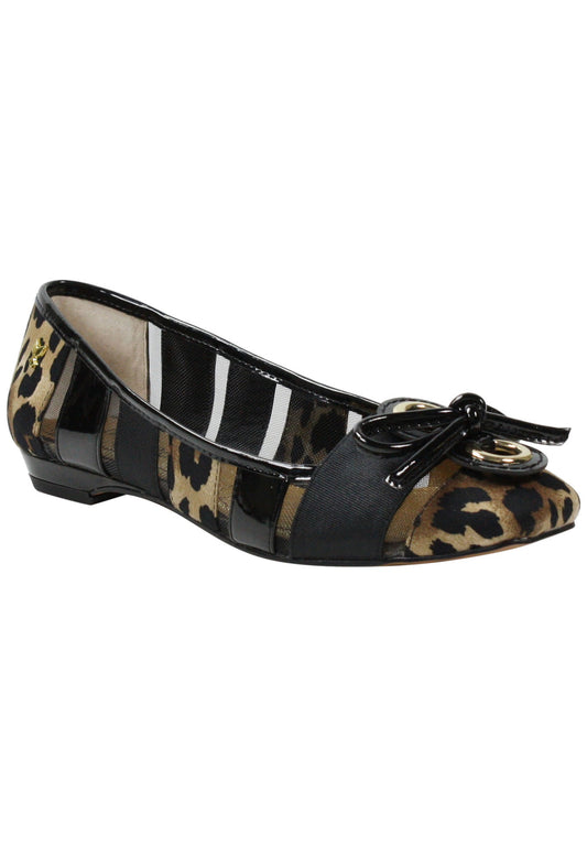 Edie Black/Brown Animal Print