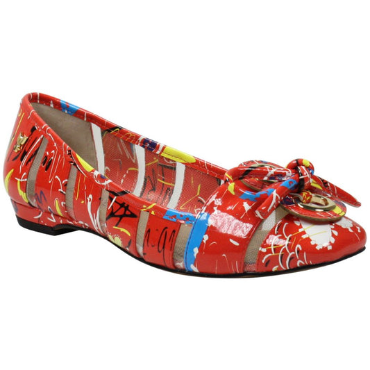 Edie Graffiti Patent Red