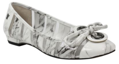 Edie White Black Marble